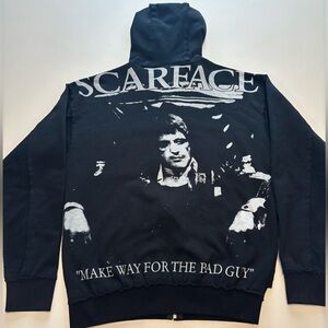 Vintage D&G scarface limited edition collab hoodie (make way for the bad guy)
